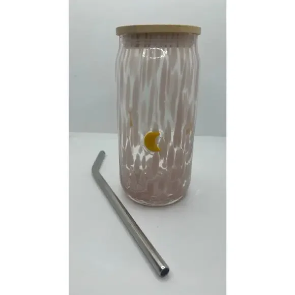 Anthropologie The Mystic Confetti Icon Juice Glass Tumbler with Lid - Picture 4 of 5